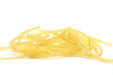 Noodles on whiteの写真素材