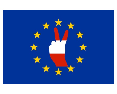 Austria hand signalのイラスト素材