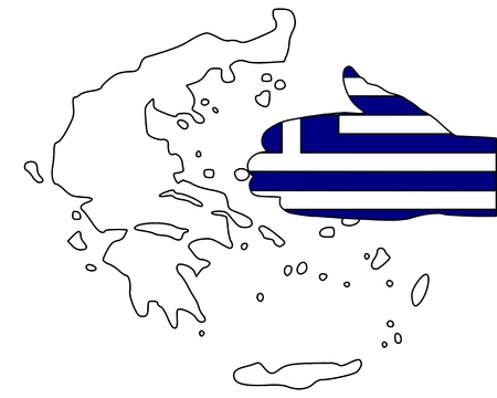 Welcome to Greeceのイラスト素材