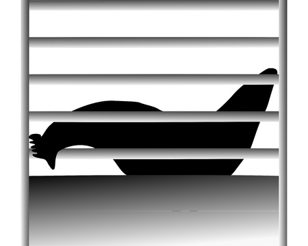 Caging of henのイラスト素材