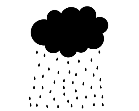 Rain cloudのイラスト素材
