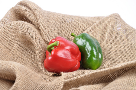 Pepper on jute