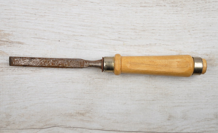 CHisel on wood