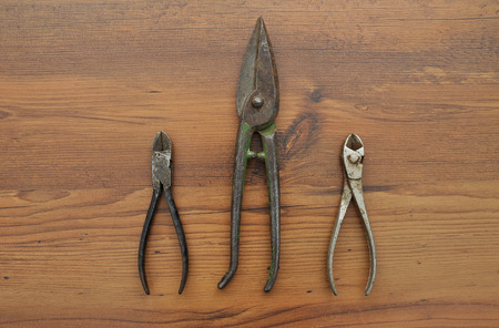 Pair of snips and diagonal pliers