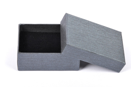 Empty and open jewel boxの写真素材