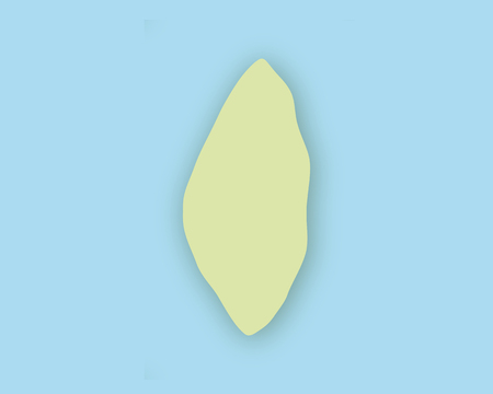 Map of Tonga with shadowのイラスト素材