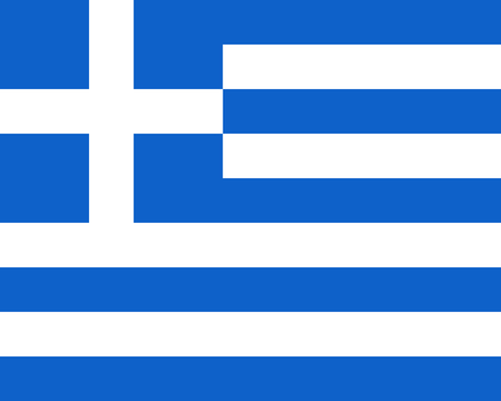 Colored flag of Greeceのイラスト素材