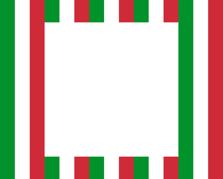 Italian flag with copy spaceのイラスト素材
