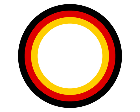 German flag with copy spaceのイラスト素材