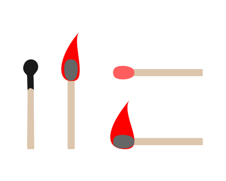 Illustration of various matchesのイラスト素材