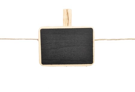 Twine and tablet on white backgroundの写真素材