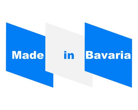 Quality seal made in Bavariaのイラスト素材