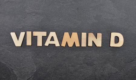 Term from wooden letters on slate boardの写真素材