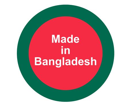 Quality seal made in Bangladeshのイラスト素材