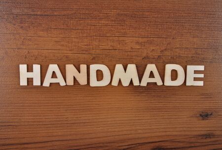 Term from wooden letters on old wooden boardの写真素材