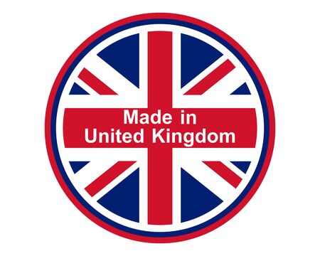 Quality seal made in United Kingdomのイラスト素材
