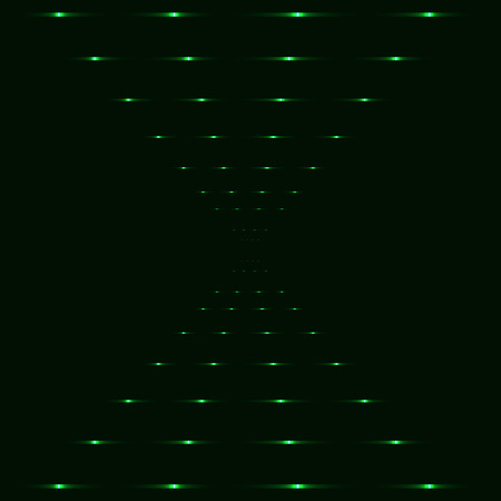 Green neon laser perspectiveのイラスト素材