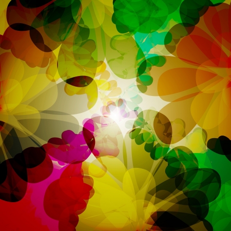 Floral bacground summer colorのイラスト素材