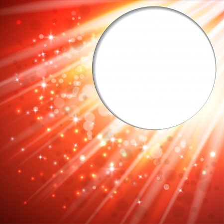 Christmas tree from light vector backgroundのイラスト素材