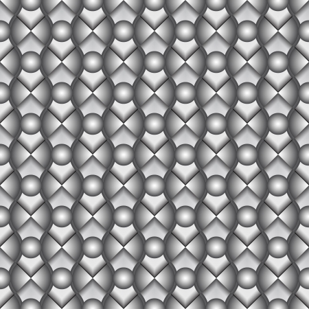 Gray geometric seamless texture  Vector backgroundのイラスト素材