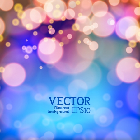 Lights on festive background bokeh effect.のイラスト素材