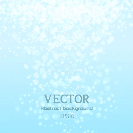 Lights on blue background bokeh effect. のイラスト素材