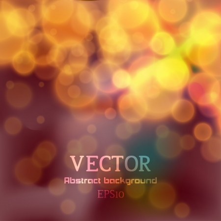 Lights on festive background bokeh effect.のイラスト素材