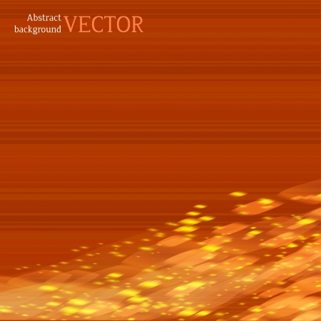 Lights on red orangebackground bokeh effect.のイラスト素材