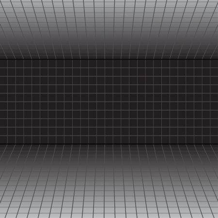 Vector background with a perspective grid.のイラスト素材