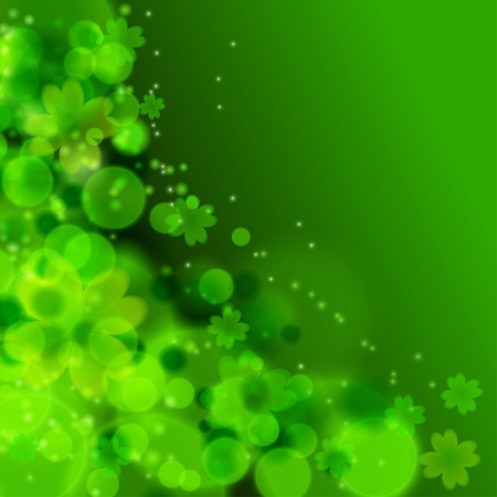 St. Patrick's day in green colors. Vector illustration.のイラスト素材