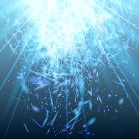 Sun with feather, abstract vector background. eps 10のイラスト素材