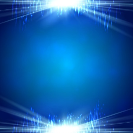 Blue shining magic light backgroundのイラスト素材