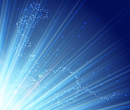 Blue shining magic light backgroundのイラスト素材