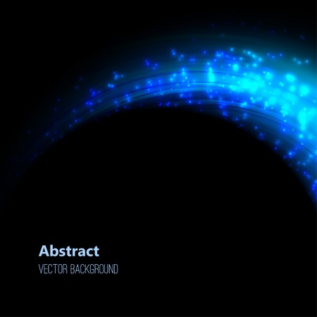 vector abstract blue line design on backgroundのイラスト素材