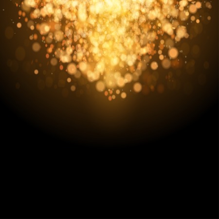 Gold Festive Christmas background. Elegant abstractのイラスト素材