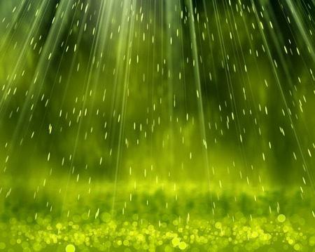 Green Background With Beamsのイラスト素材
