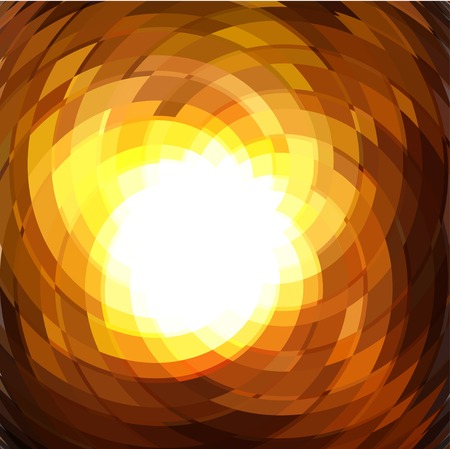 Explosion geometric gold background . Vector illustrationのイラスト素材