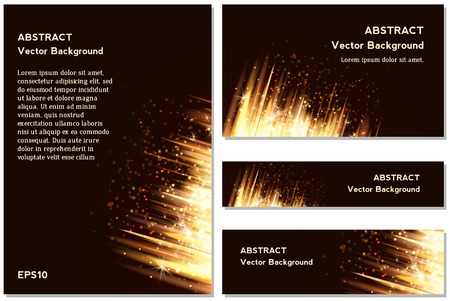 Yellow Modern Business Card Set.のイラスト素材