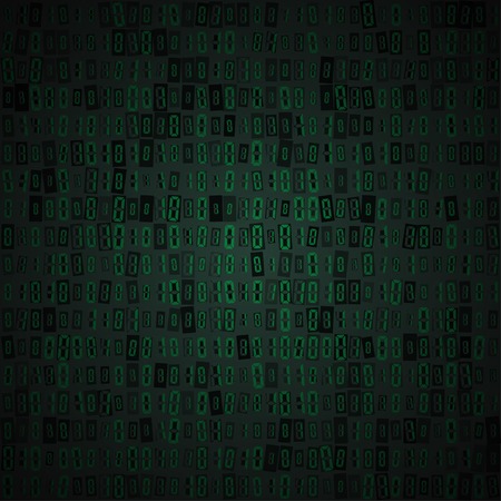 random of binary code. のイラスト素材