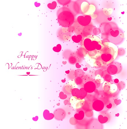 Vector Illustration of a Valentines Day Cardのイラスト素材