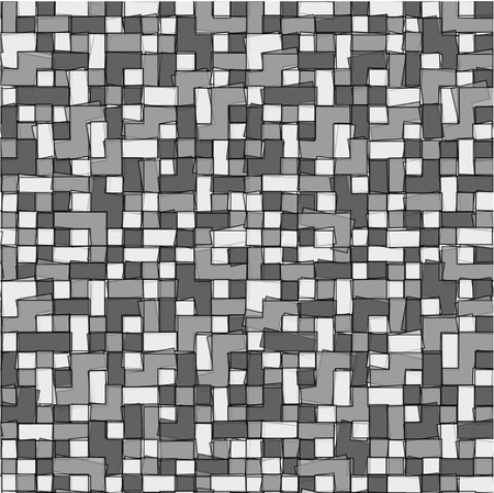 Abstract gray scale pixel background, vector illustrationのイラスト素材