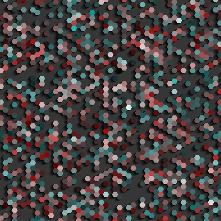 Color hexagon background design conceptのイラスト素材