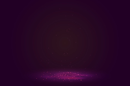 light on stage with smoke illustrationのイラスト素材