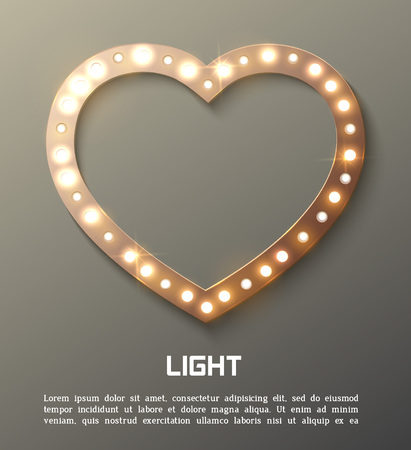 Star retro light .のイラスト素材