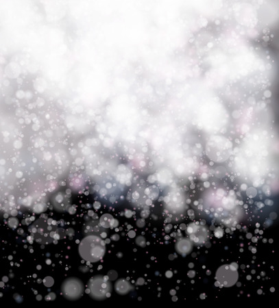 Abstract black soft bokeh background. Vector illustrationのイラスト素材