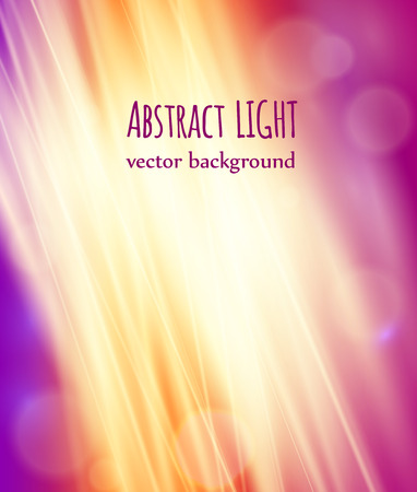 Beautiful nature abstract background with bokeh and lights, vectorのイラスト素材