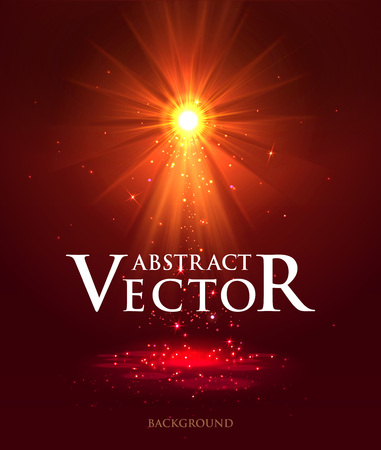 Abstract colorful magic light background with light. Vector illustration.のイラスト素材