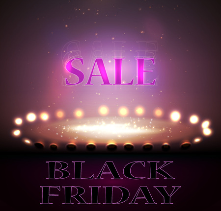 Black Friday Sale Background, Discount Item. Vector illustrationのイラスト素材