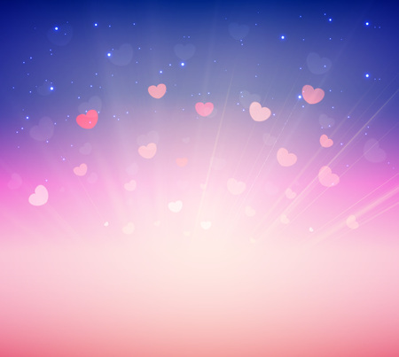 Soft Pink Romance Background For Greeting Card Valentine Dayのイラスト素材
