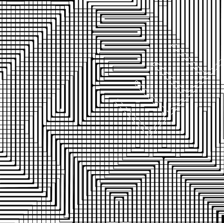 Seamless tribal abstract stripped geometric background. Vector illustration
